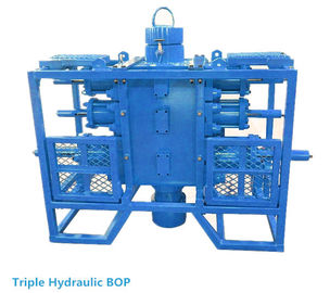 Triplicar-se BOP hidráulico do equipamento do controle de pressão da fonte da válvula do cabo